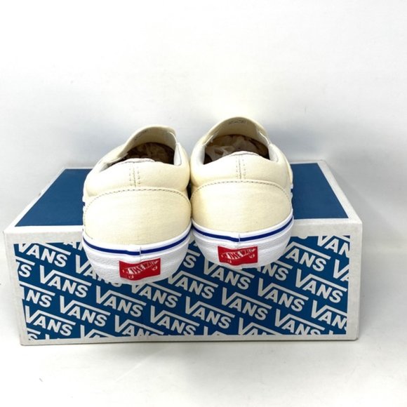 VANS Classic Slip On Canvas Classic White Canvas Women’s Sneakers VN0A3QXY0RD - Picture 8 of 11